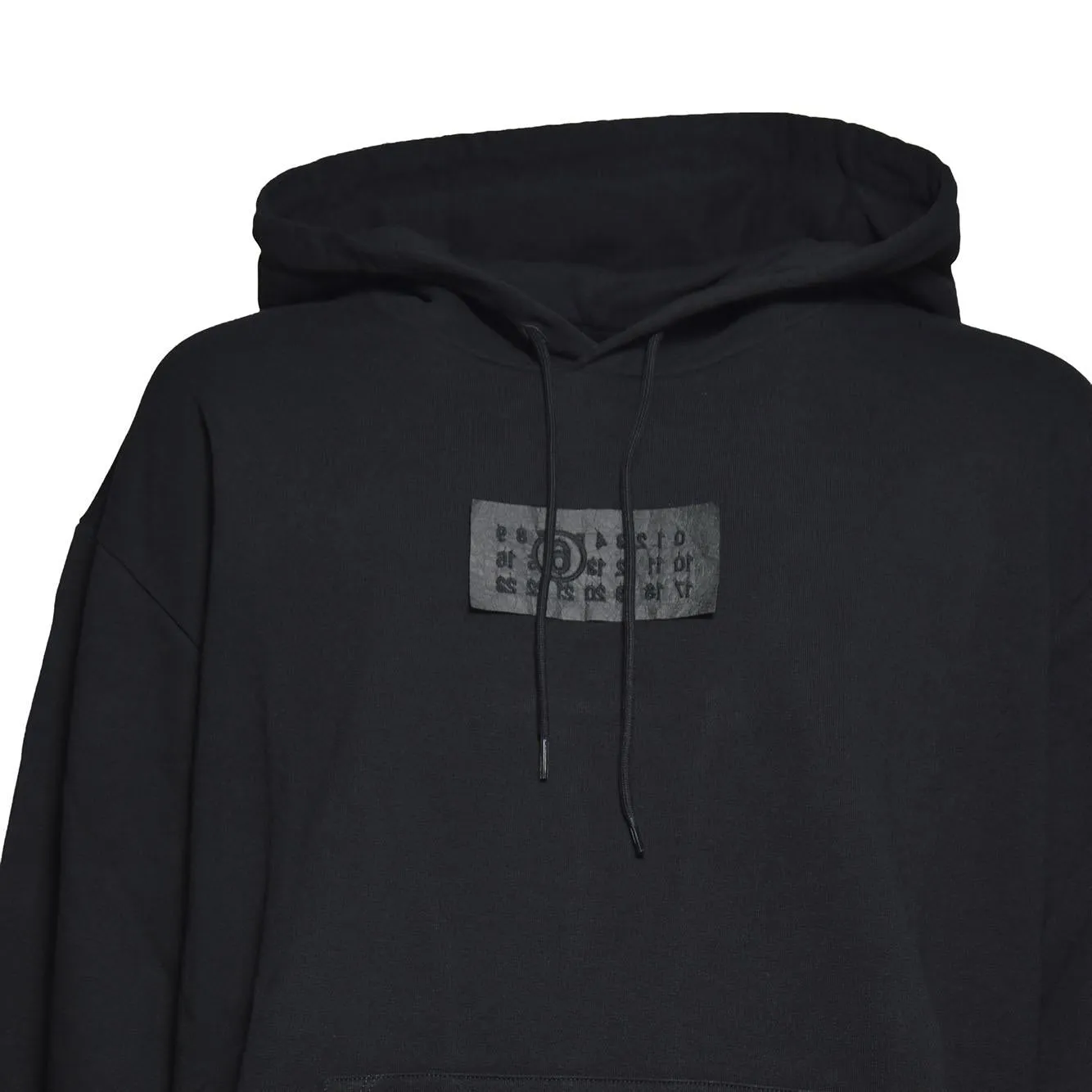 MM6 Maison Margiela SH2GU0034 felpa uomo nera