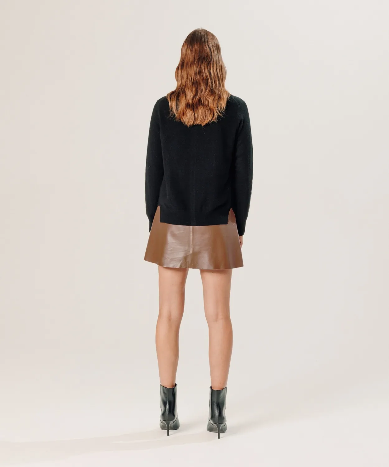 Rodier cardigan girocollo cashmere nero