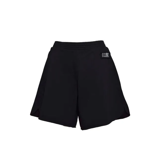 MM6 Maison Margiela Junior M60582MM006 bermuda nero cotone