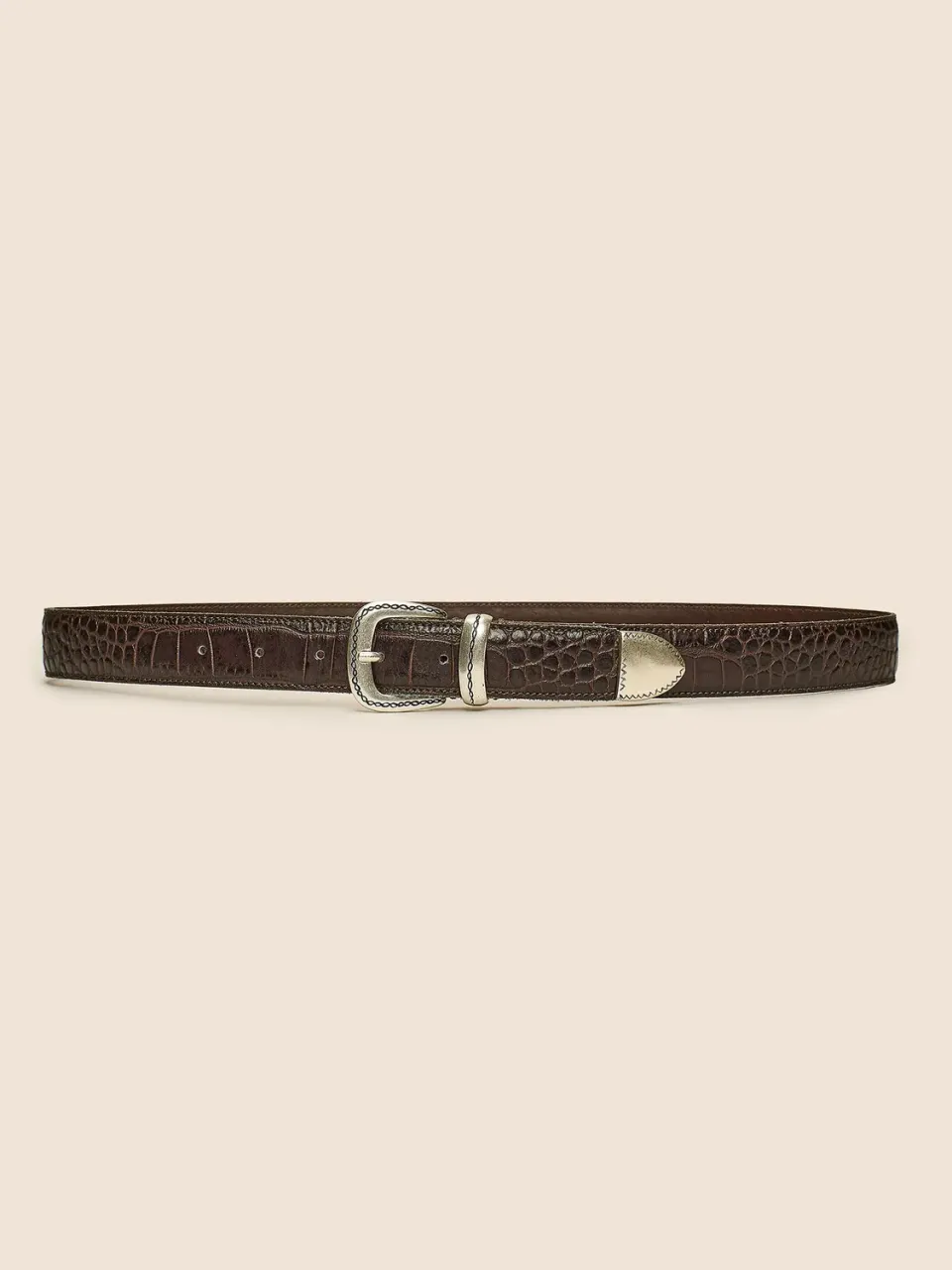 Paul Taylor cintura stampa cocco moro 3 cm testa di moro