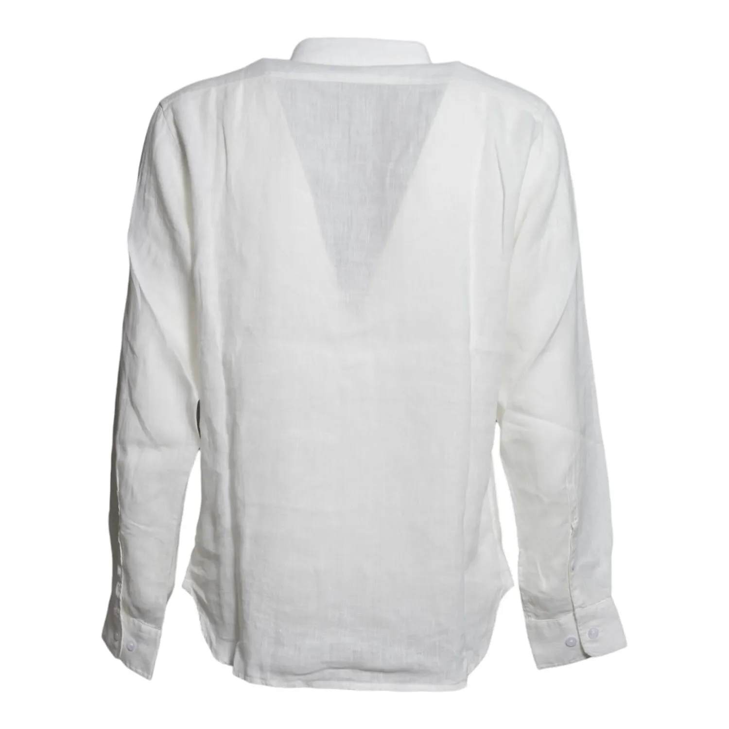C.P. Company 20CMSH274A110533G camicia uomo bianca lino