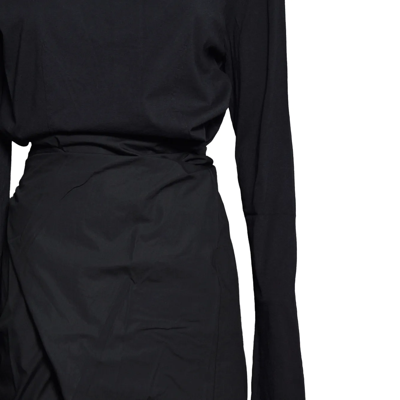 Our Legacy W2267TVB abito twisted nero jersey