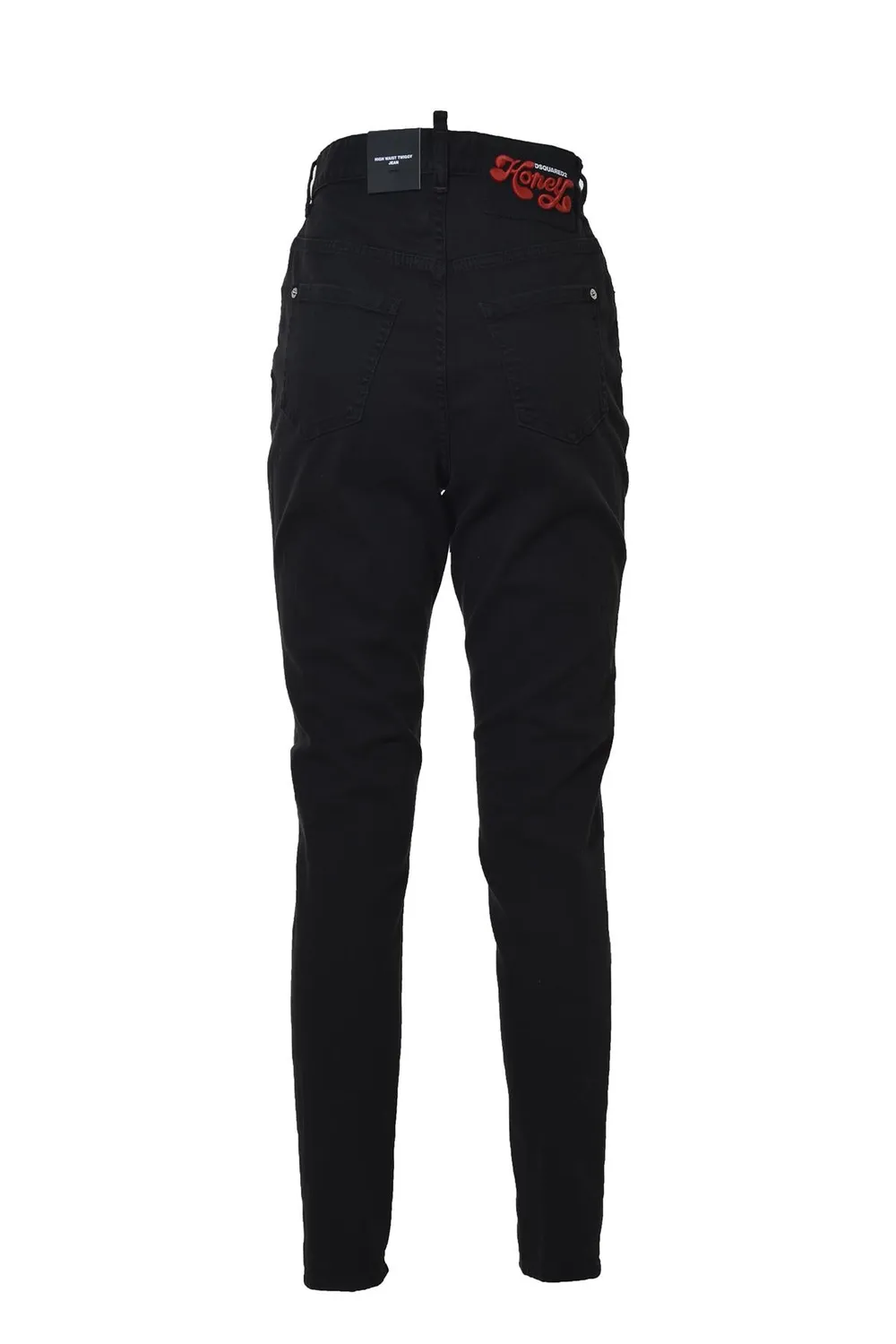 Dsquared2 Twiggy S72LB0582S30806 jeans nero vita alta