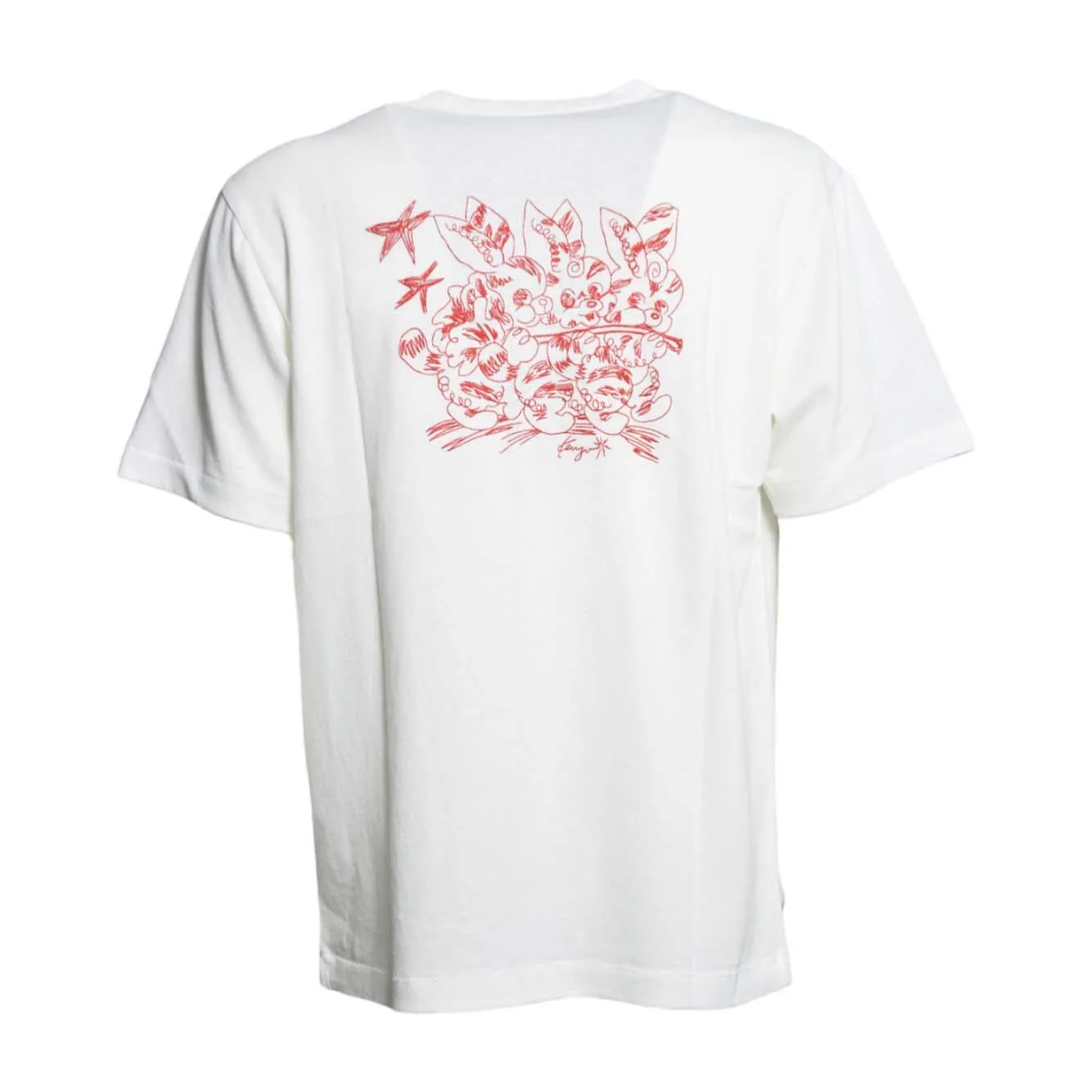 Kenzo FG55TS2164SK t-shirt cotone beige