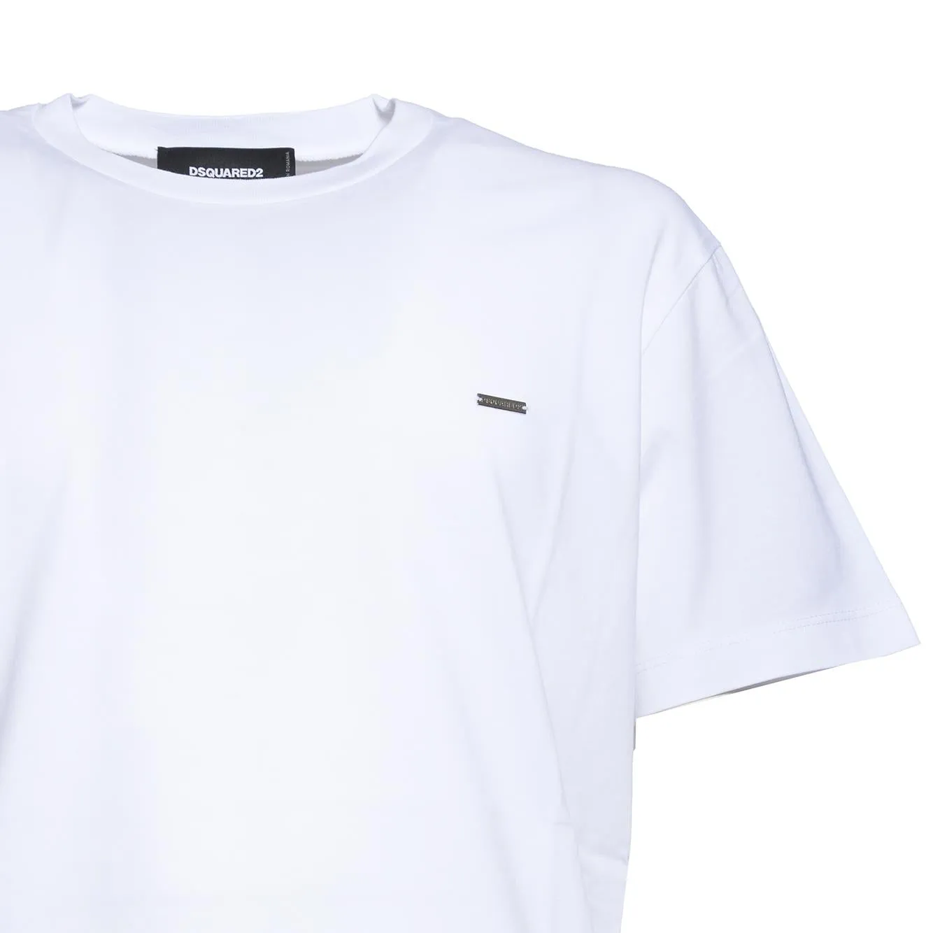 Dsquared2 Cool Fit S74GD1253 t-shirt bianca logo uomo