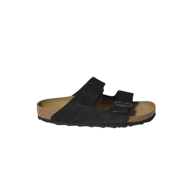 Birkenstock Arizona 951323 sandali neri pelle scamosciata
