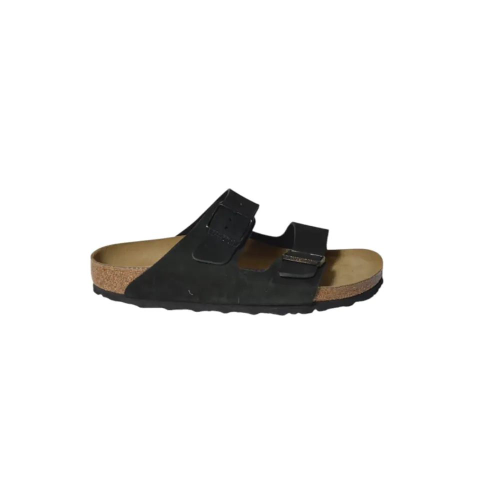Birkenstock Arizona 951323 sandali neri pelle scamosciata