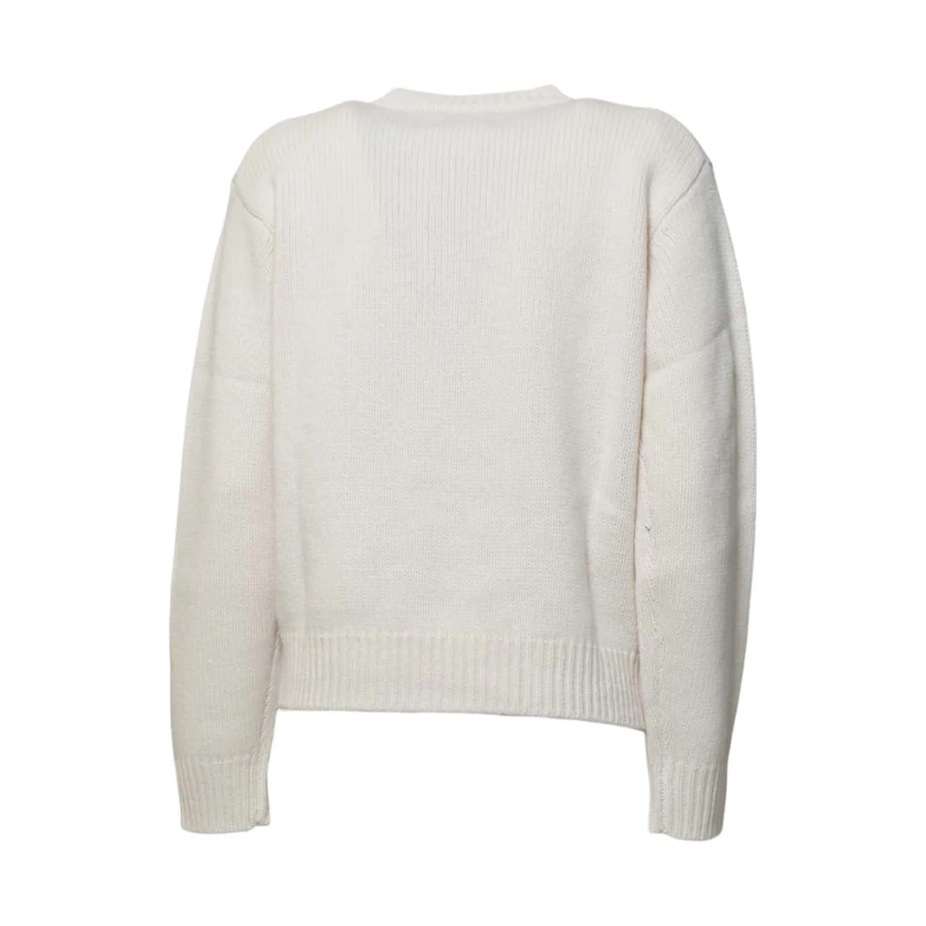 Saint Barth Kyla cardigan panna lana taglia L