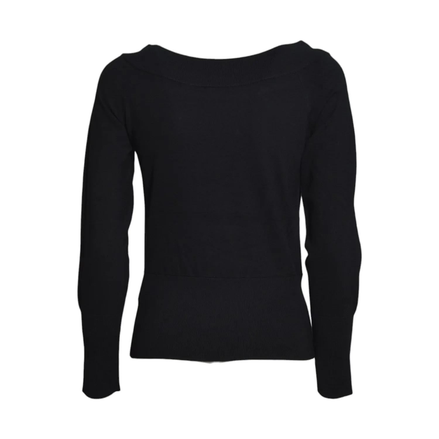 Max Mara Como cardigan nero lana donna