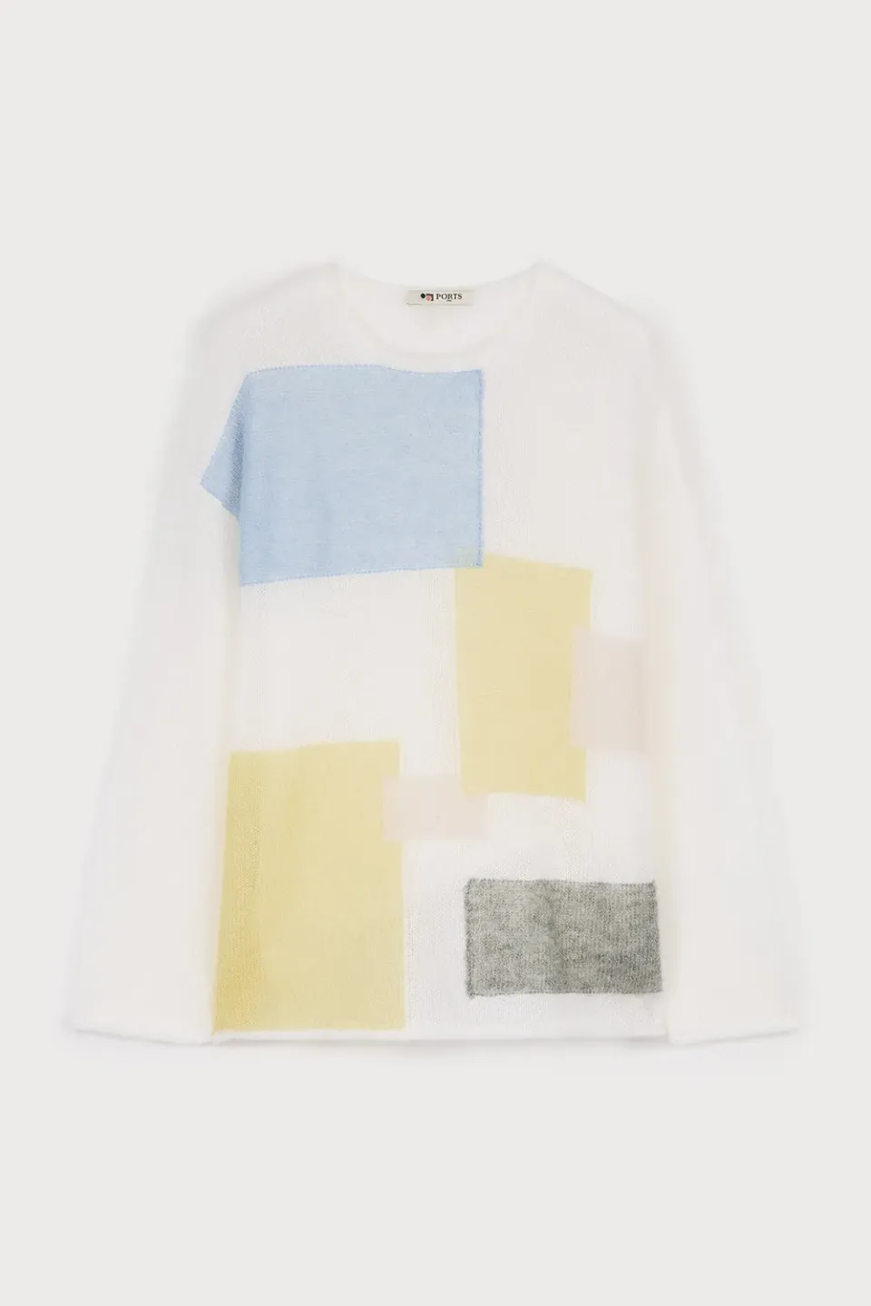 PORTS PW325KFC10 maglia mohair seta multicolor
