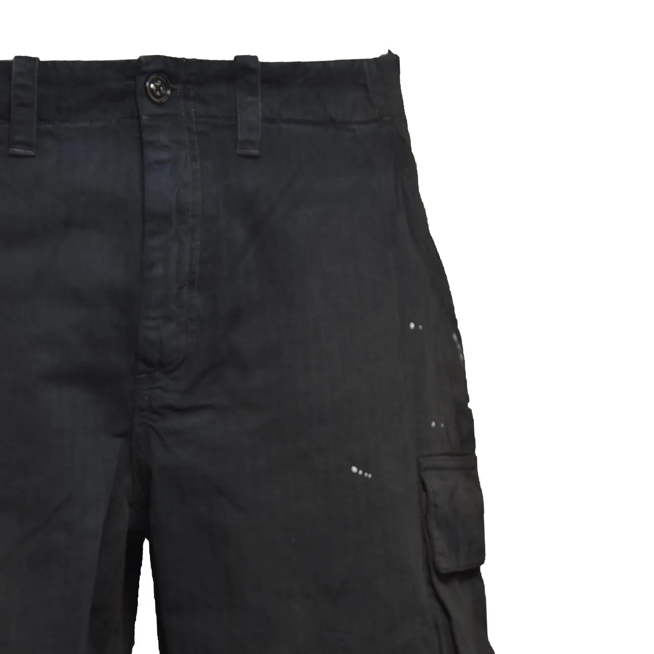 Our Legacy M2264MSJH bermuda nero lavato herringbone