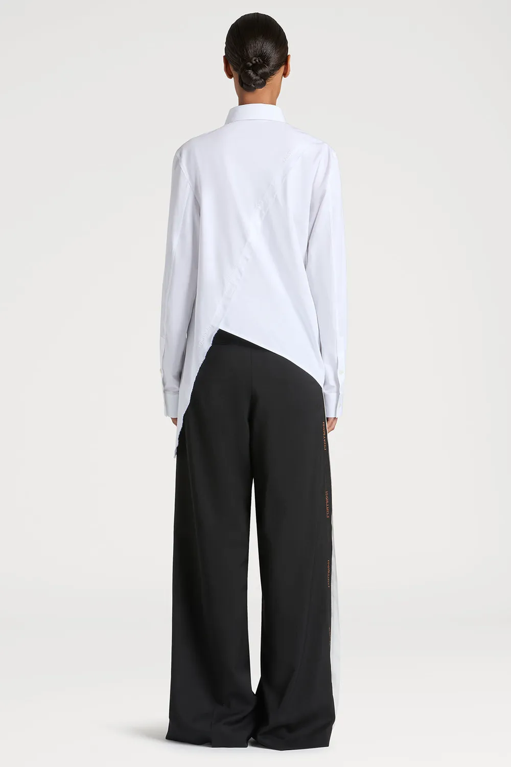 PORTS 1961 No.10 camicia bianca cotone optic white