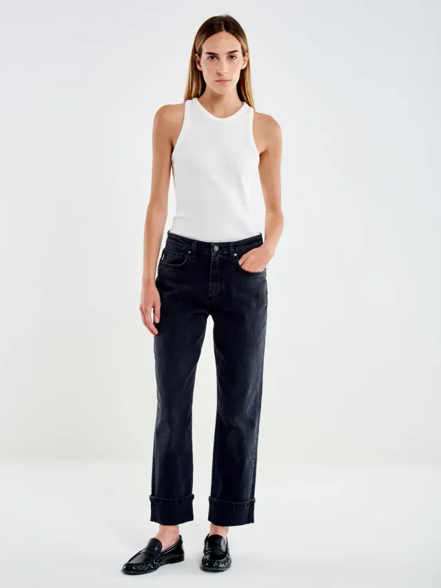 Vicolo Maggie Mom Fit jeans nero vita alta