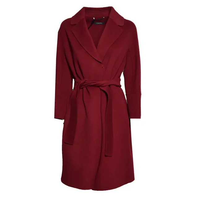 S Max Mara 2629016091600 Arona cappotto lana bordeaux