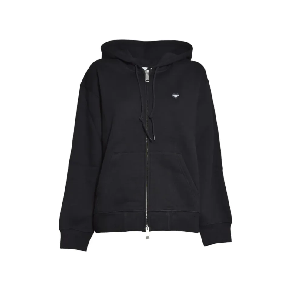 Carhartt WIP Small Heart I037153 felpa zip nera