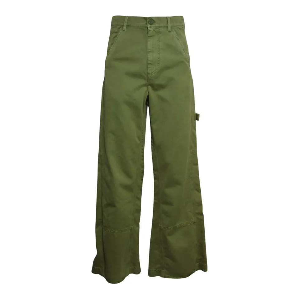 Marni PAMA0662GXUSCZ27 pantalone verde donna