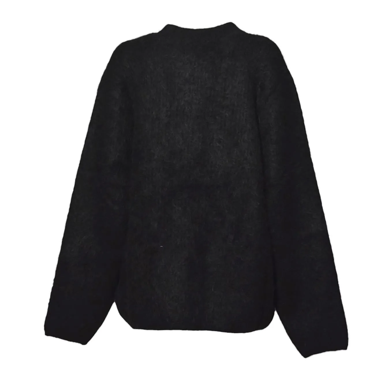 Séfr Haru MFW24HARUBLA maglione nero alpaca uomo