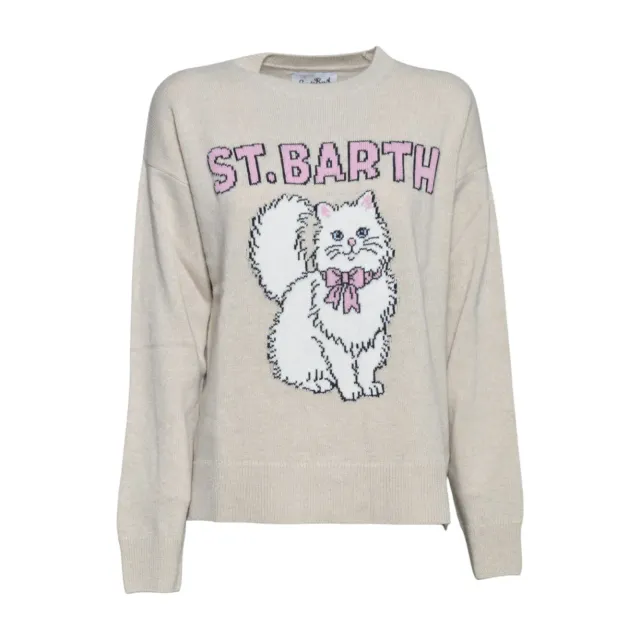 Saint Barth Tessa TESS001 maglione girocollo lana cashmere