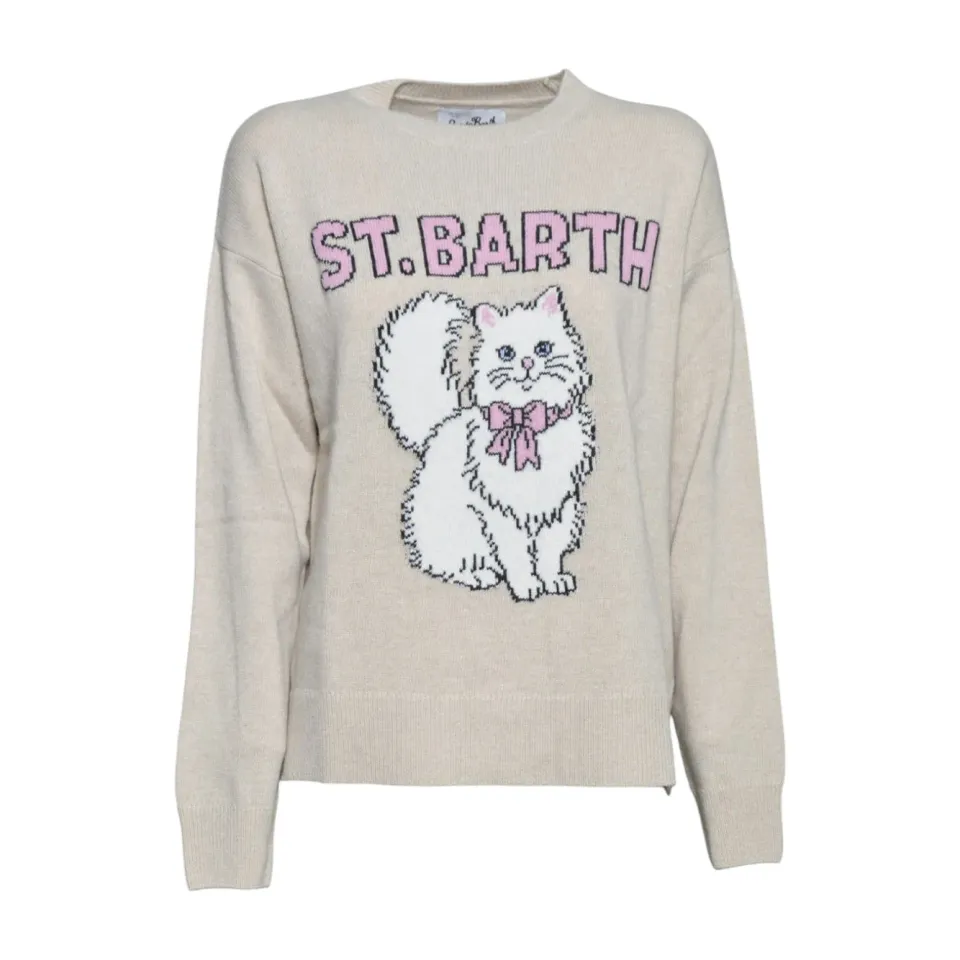 Saint Barth Tessa TESS001 maglione girocollo lana cashmere