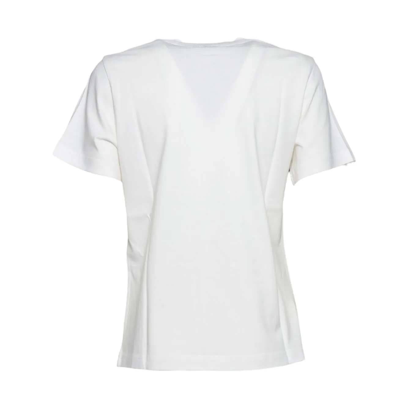 Courrèges 326JTS217JS0233 t-shirt donna bianca