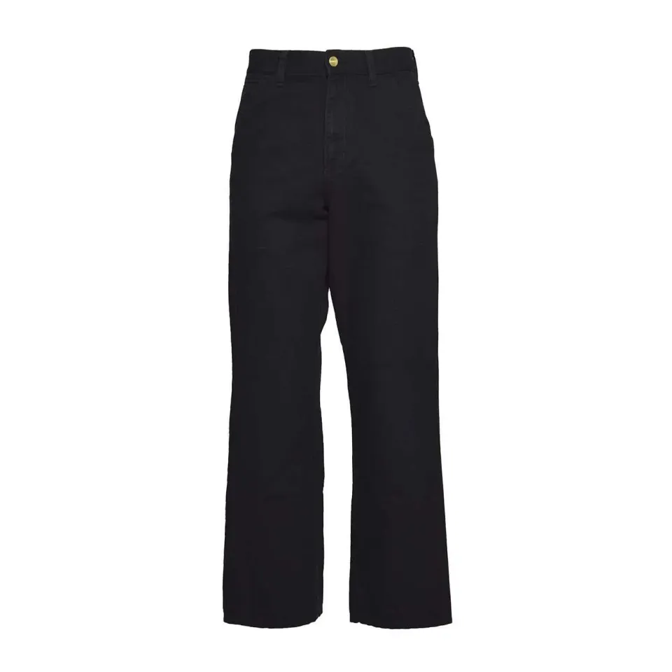 Carhartt WIP I031497 Single Knee jeans nero aged canvas