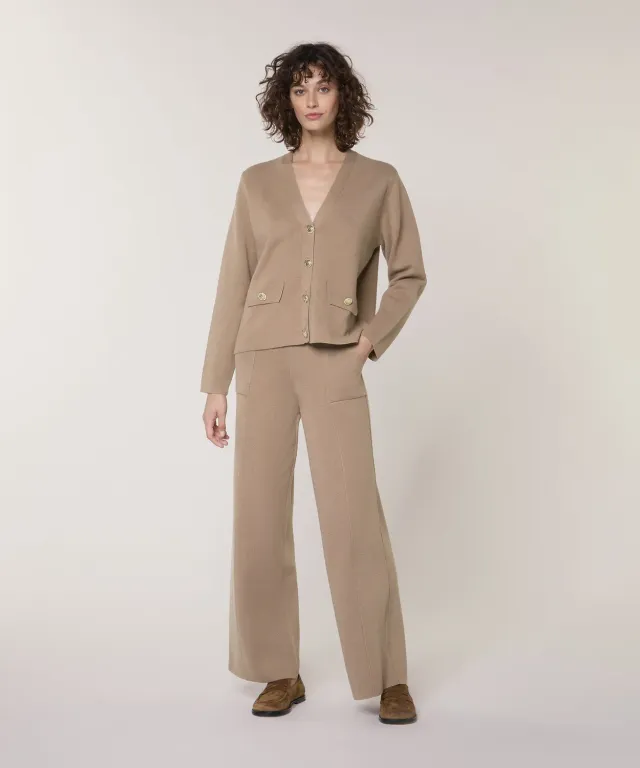 Rodier giacca corta maglia Milano marrone moka