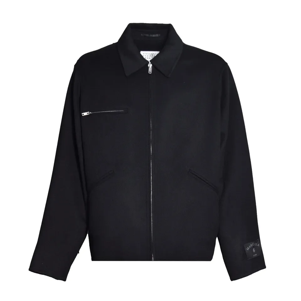 MM6 Maison Margiela SH0AM0099 giubbotto nero uomo 50 52