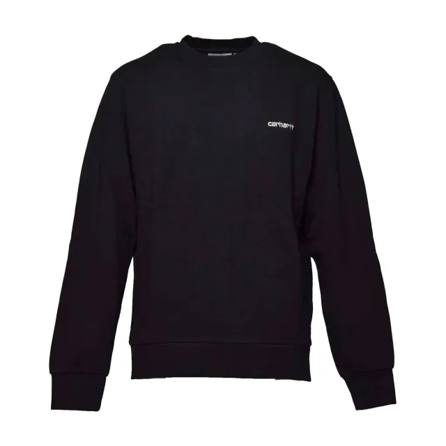 Carhartt WIP I033657 felpa nera in cotone XS