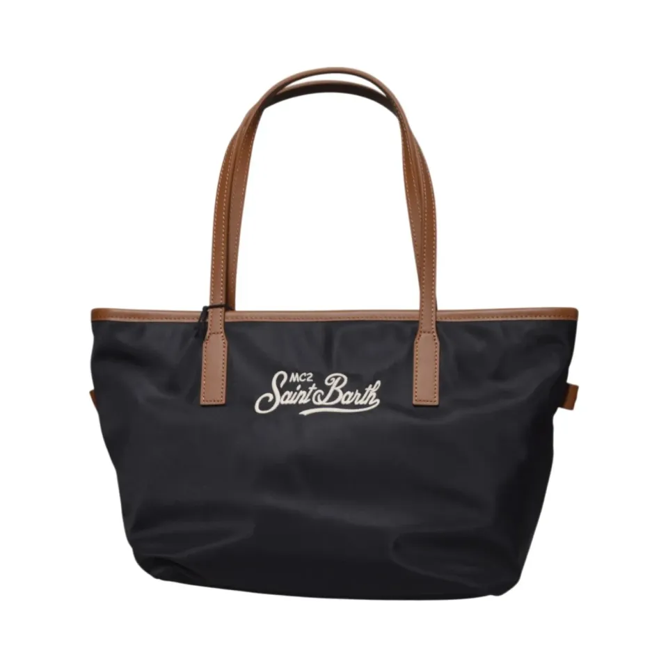 Saint Barth CB0004 city bag mid borsa nylon nera