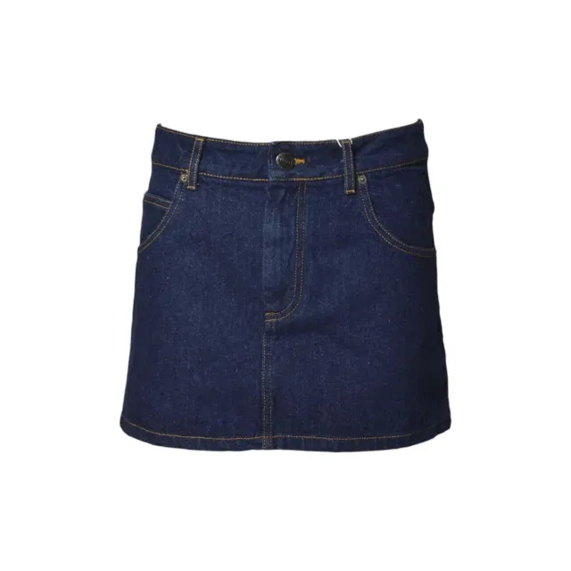 Charles Jeffrey Loverboy minigonna denim blu patch maglia XS