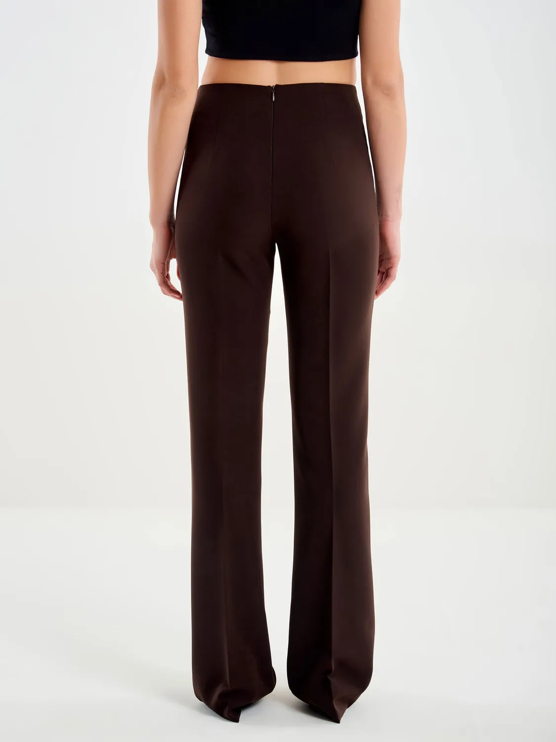 Vicolo Pantalone Dritto marrone cioccolato