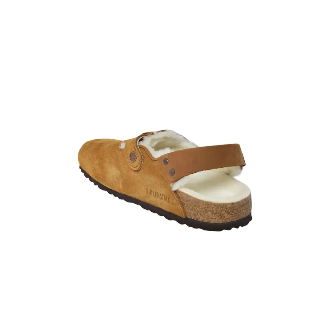 Birkenstock Tokio 1028382 sabot cammello shearling