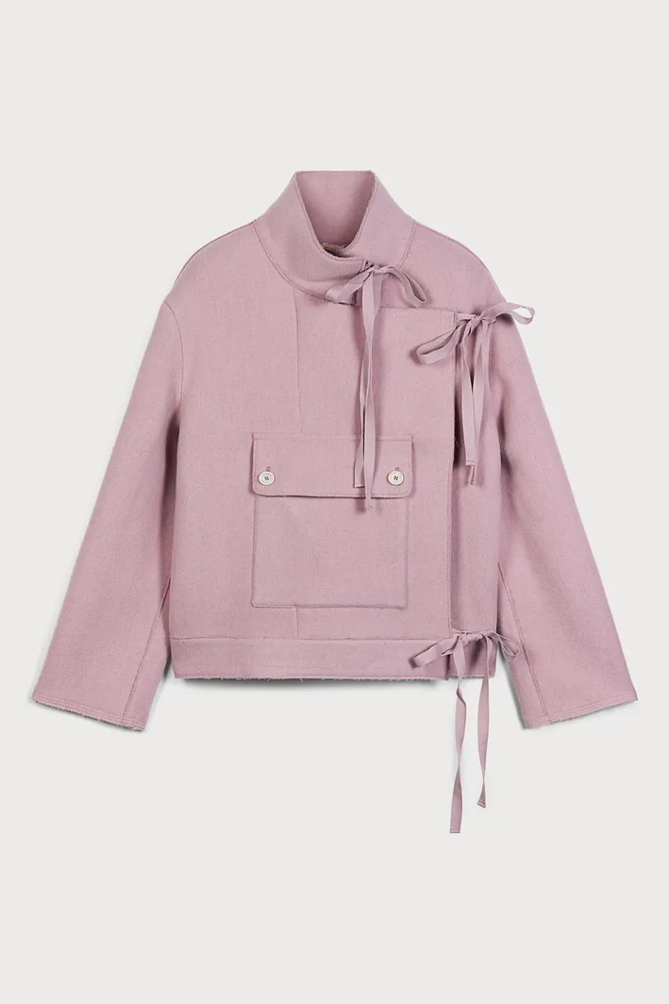 Ports 1961 Tie Knot giacca lana rosa con nodo