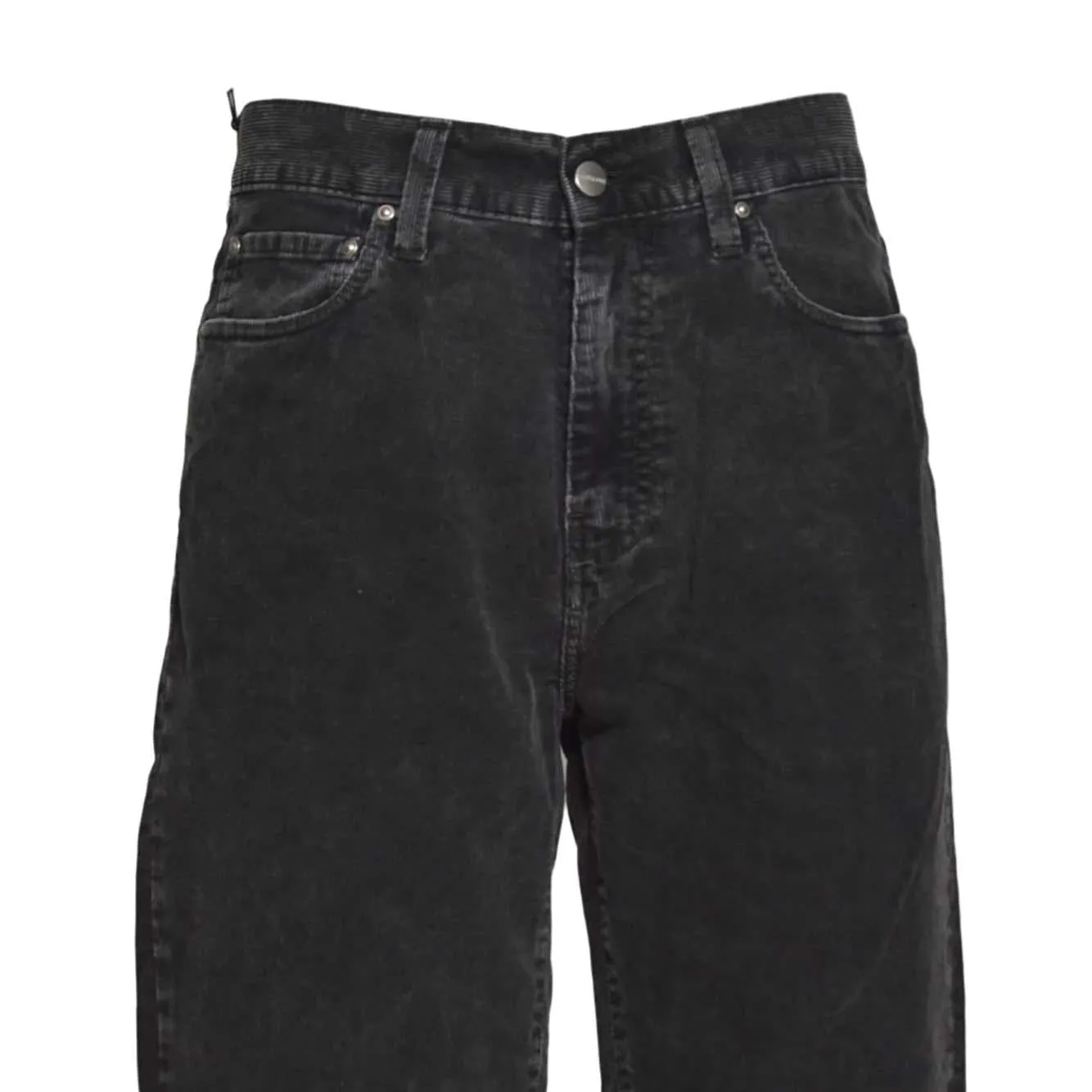 Carhartt WIP I035689 Aaron Pant Jeans Nero Cotone