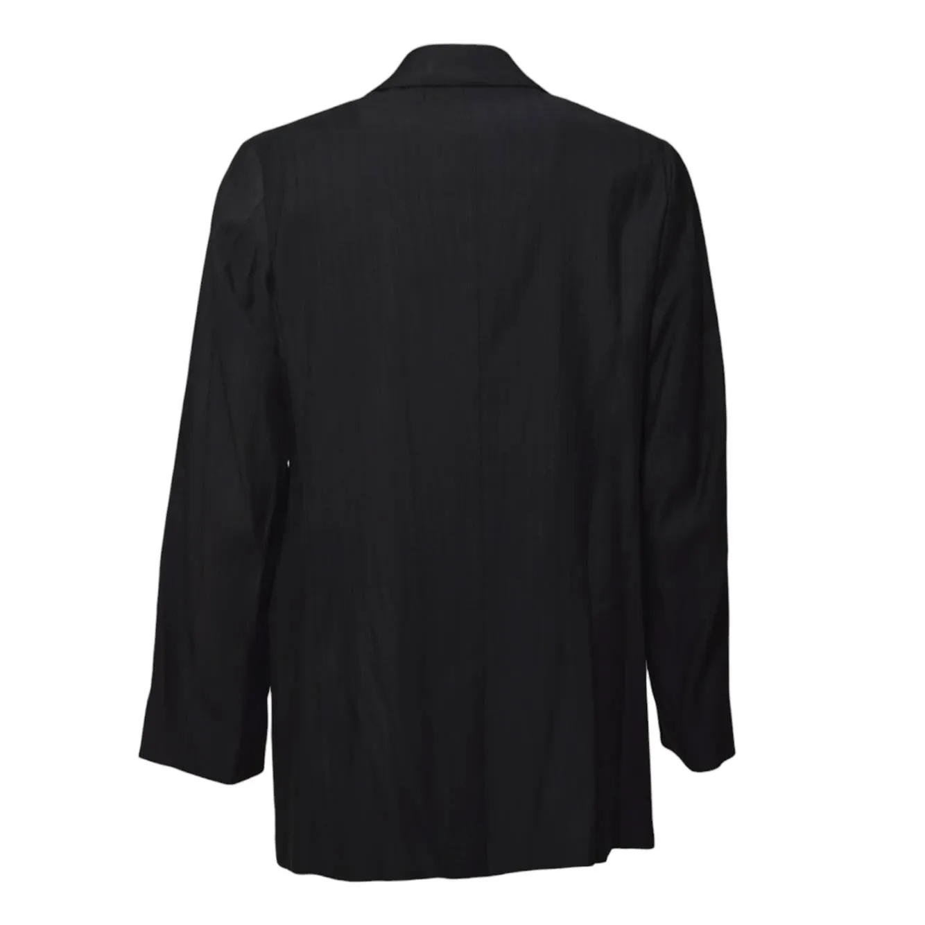 Our Legacy M4220SBF Sharp blazer nero viscosa doppiopetto