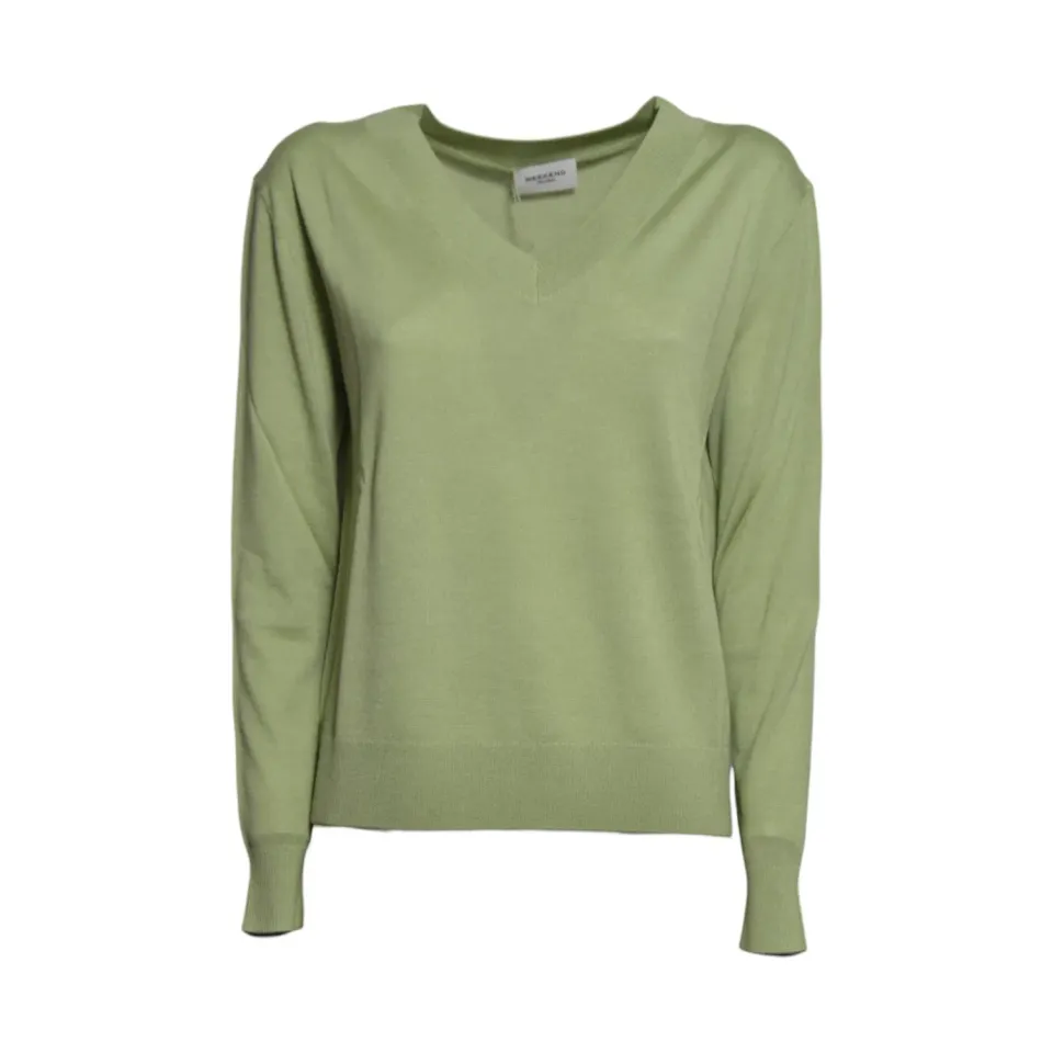 Weekend MaxMara Talamo cardigan verde pistacchio