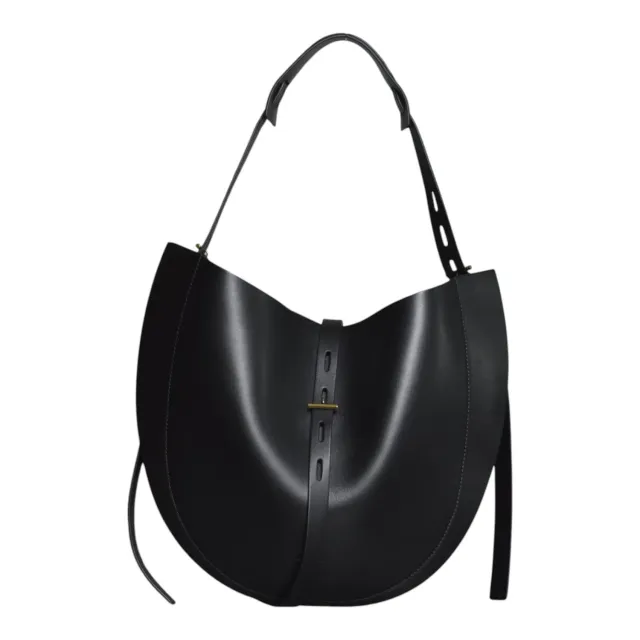 Mino Bossi Promise Liz borsa a mano nera pelle vitello