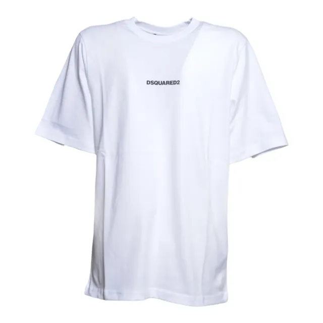 Dsquared2 Junior DQ2823D0AIT t-shirt bianca cotone