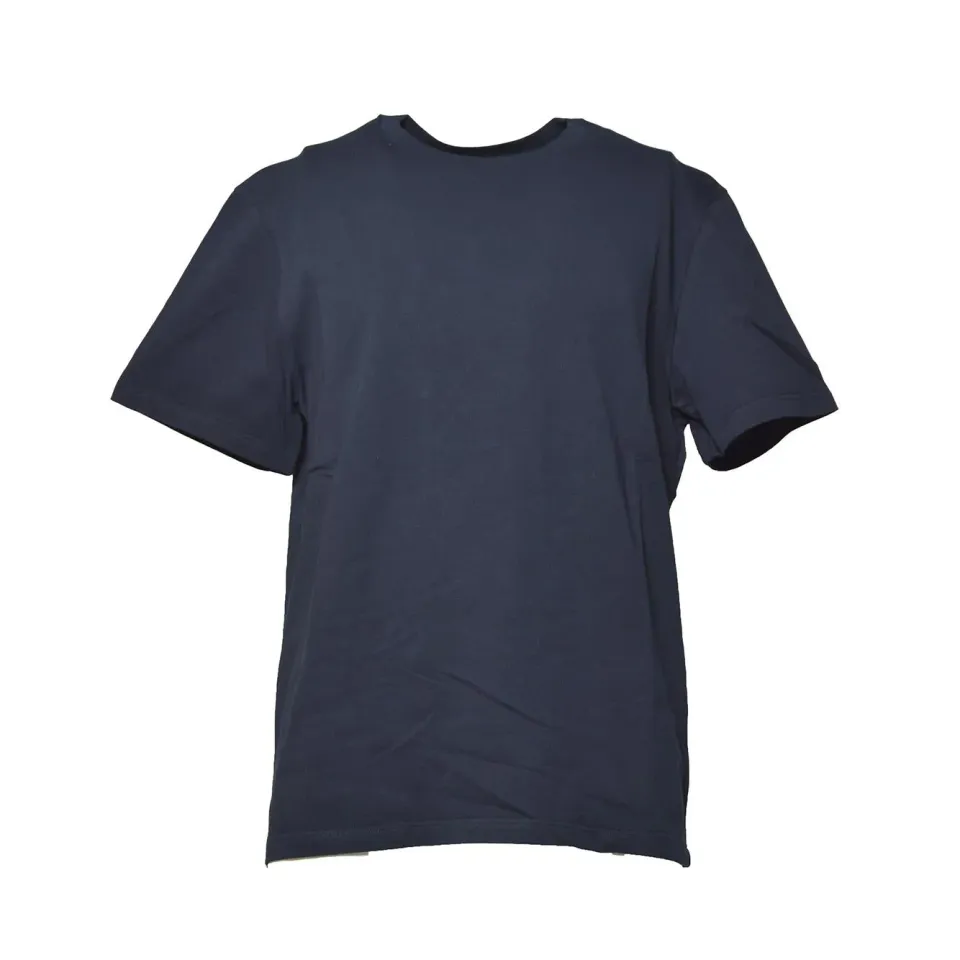Jil Sander J47GC0153J20103 t-shirt blu cotone bio