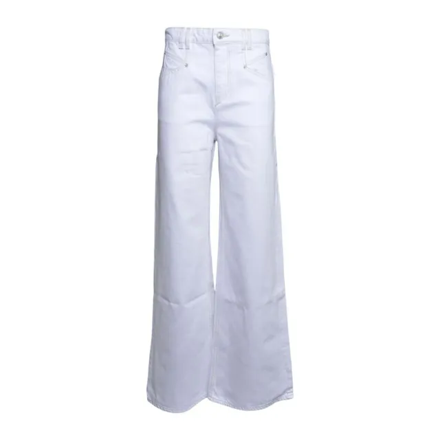 Isabel Marant Lemony PA0052FBD1H02I jeans donna bianco cotone