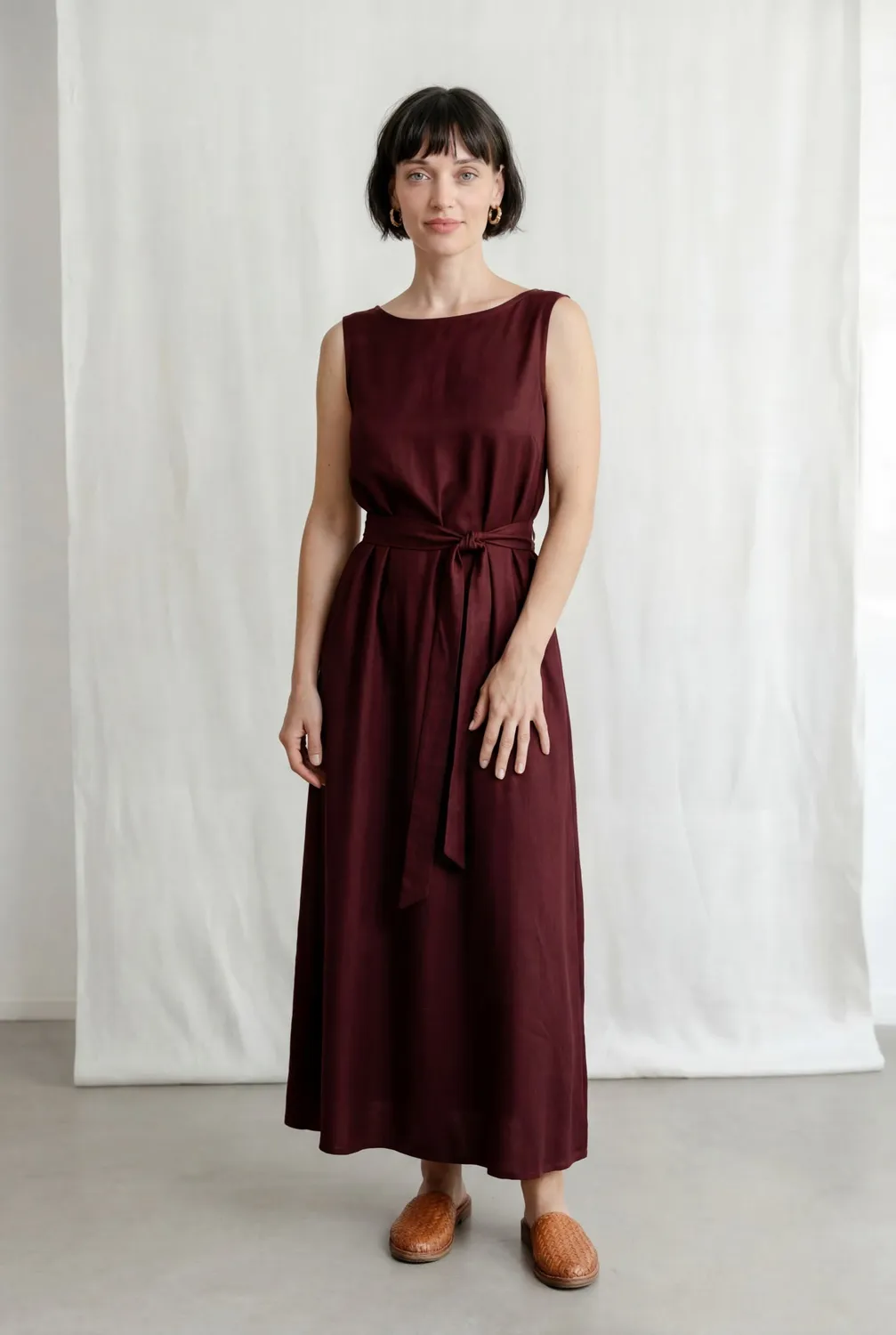 Jyoti Khushi Grape vestito midi portafoglio uva