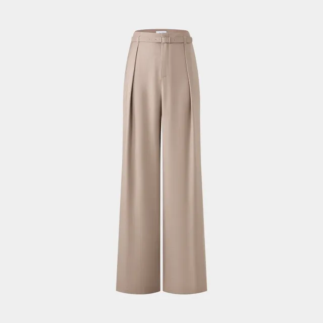 PORTS Chill Day pantaloni palazzo beige poliestere