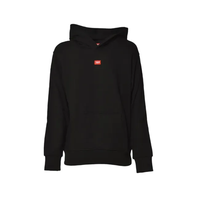 Diesel Junior J025020GEAD felpa ragazzo nero cotone