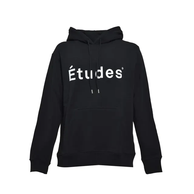 Etudes Klein C00ME250A01599 felpa cappuccio nera cotone