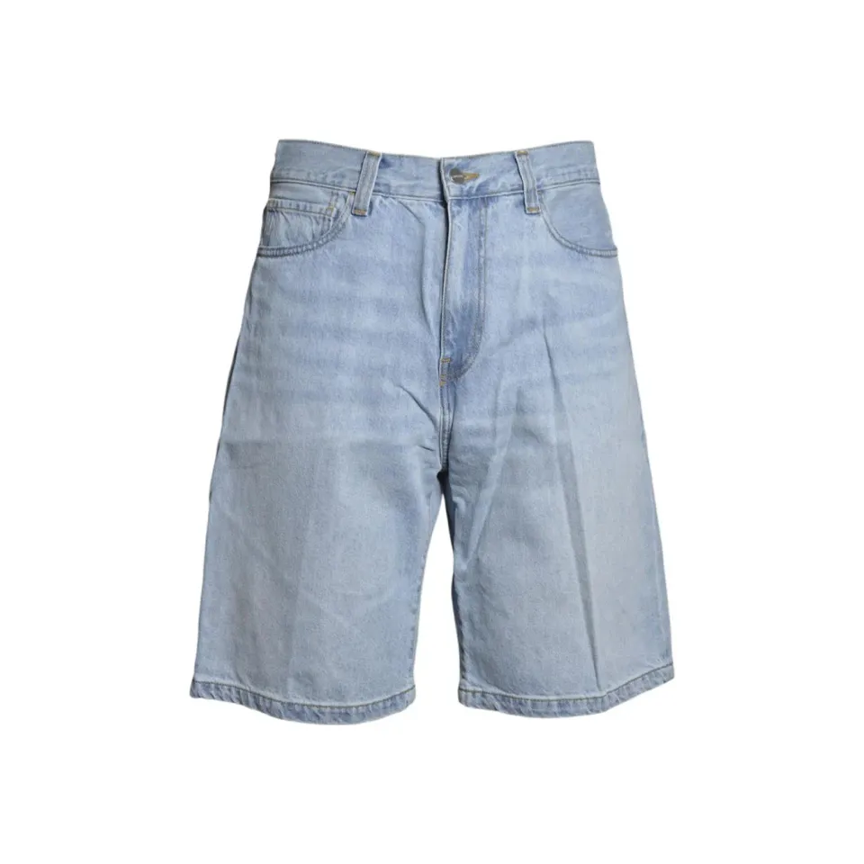 Carhartt WIP Landon I030469 bermuda denim blu cotone
