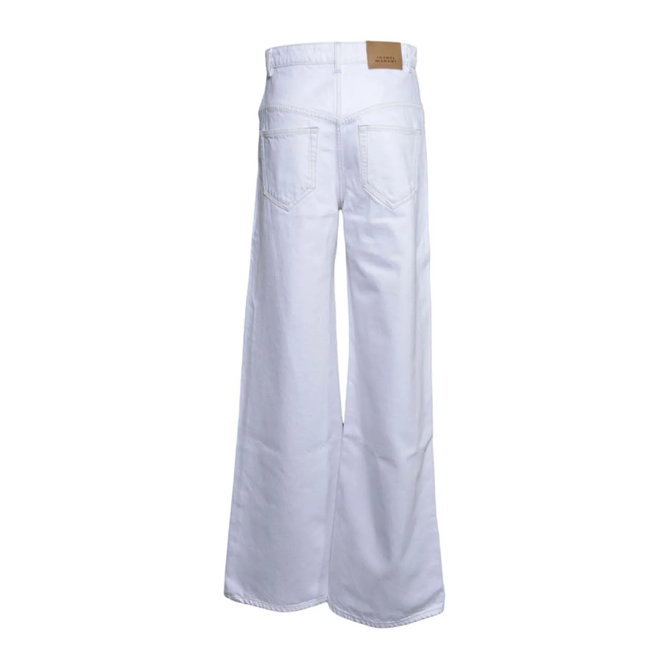 Isabel Marant Lemony PA0052FBD1H02I jeans donna bianco cotone