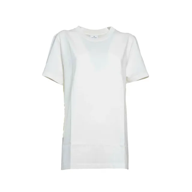 Courrèges VESJTS008JS0107 t-shirt donna bianca cotone