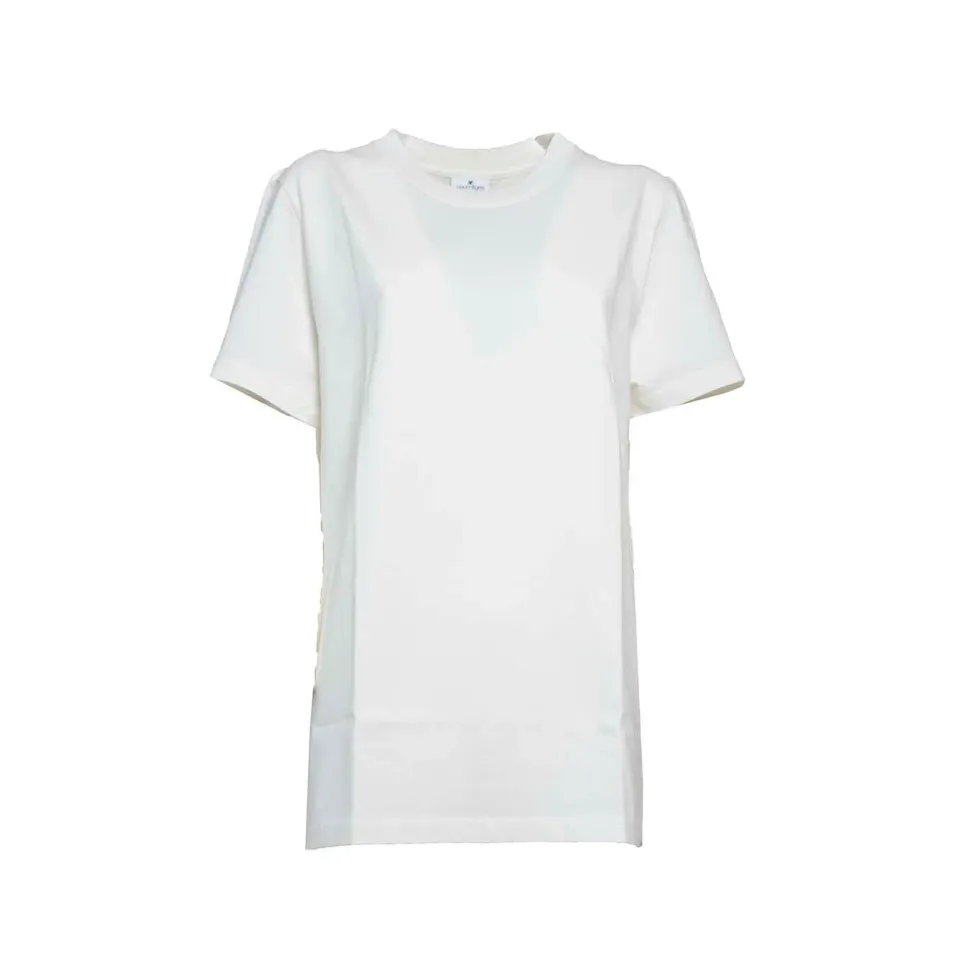 Courrèges VESJTS008JS0107 t-shirt donna bianca cotone