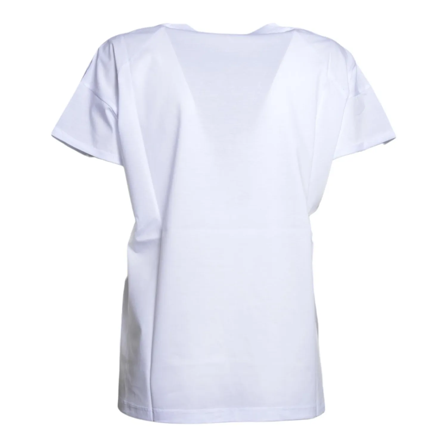 Solotre M1AB0191 t-shirt donna panna cotone