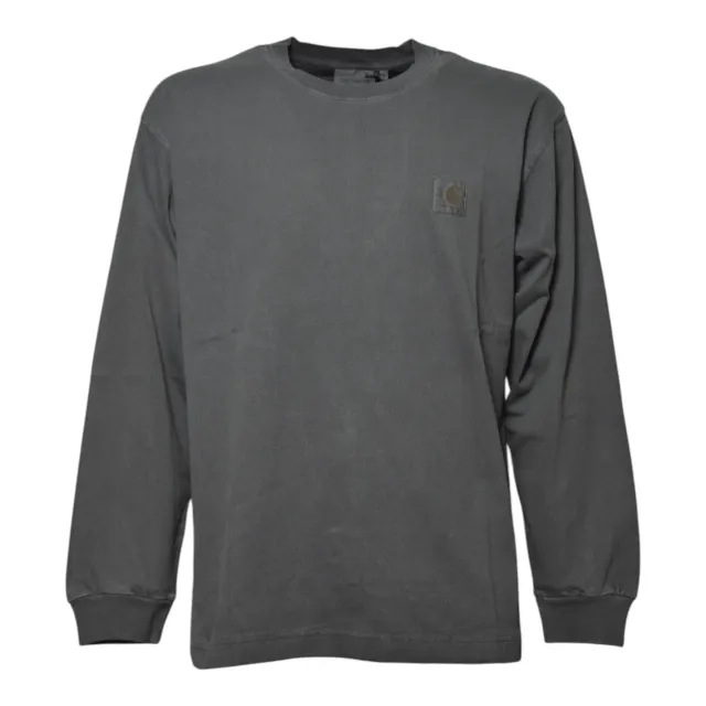 Carhartt WIP Vista I030779 t-shirt maniche lunghe nera cotone